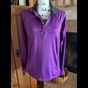 Women's Purple Quarter-Zip Jacket
